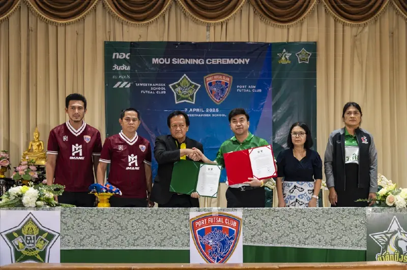 การท่าเรือ ผนึกทวีธา สร้างดาวฟุตซอลไทย ยุคทองเริ่มแล้ว!