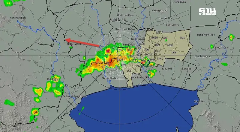 เรดาร์ฝนตกวันนี้ 15 เม.ย. ในพื้นที่กรุงเทพฯ-ปริมณฑล อัพเดทล่าสุด