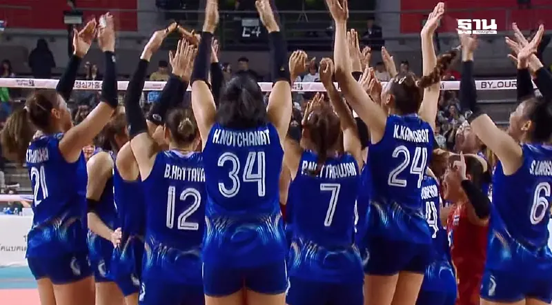 ผลวอลเลย์บอลหญิงและดูย้อนหลัง ไทยชนะเกาหลีใต้ 3-1 ศึก All Star ผลวอลเลย์บอลหญิงและดูย้อนหลัง ไทยชนะเกาหลีใต้ 3-1 ศึก All Star