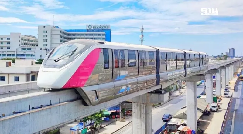 เริ่มแล้ว “รฟม.” ปรับแผนเดินรถไฟฟ้า “สายสีชมพู” 5 นาทีต่อขบวน