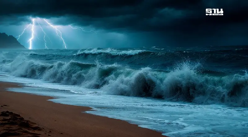 ภาคใต้ 9 จว.พรุ่งนี้ฝนตกหนักถึงหนักมาก ทะเลคลื่นสูง 2 เมตร