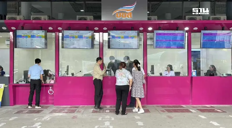 เปิดแล้ว “บขส.” ปรับโฉมช่องขายตั๋ว “หมอชิต 2” รับสงกรานต์ 2568