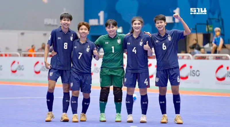 โปรแกรมฟุตซอลหญิงทีมชาติไทย ลุยศึกชิงแชมป์เอเชีย 2025 โปรแกรมฟุตซอลหญิงทีมชาติไทย ลุยศึกชิงแชมป์เอเชีย 2025