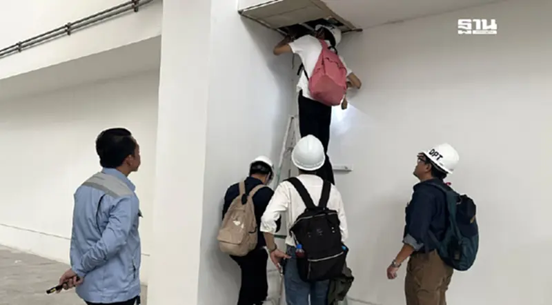 ธพส.ส่ง“วิศวกรผู้เชี่ยวชาญ” ตรวจสอบเชิงลึกอาคารศูนย์ราชการเฉลิมพระเกียรติฯ หลังแผ่นดินไหว ธพส.ส่ง“วิศวกรผู้เชี่ยวชาญ” ตรวจสอบเชิงลึกอาคารศูนย์ราชการเฉลิมพระเกียรติฯ หลังแผ่นดินไหว