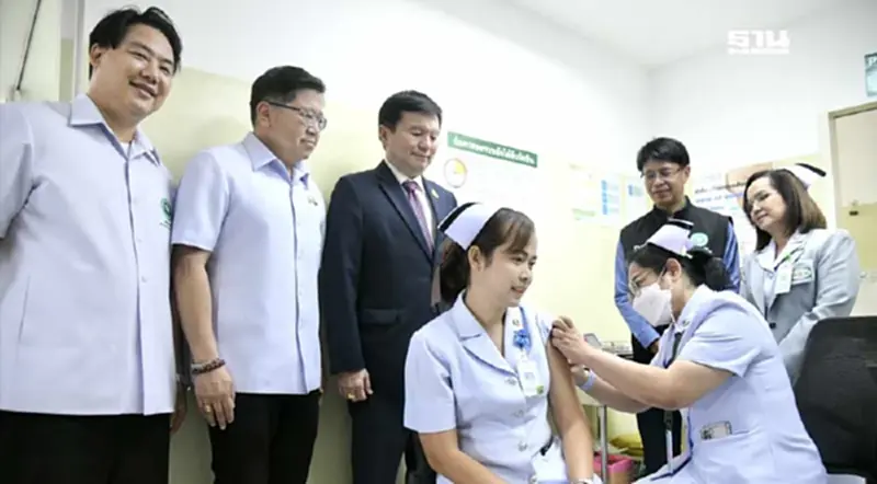 รับมือ "ฝีดาษวานร" เริ่มฉีดวัคซีน Mpox ครั้งแรกให้บุคลากรแพทย์ รับมือ "ฝีดาษวานร" เริ่มฉีดวัคซีน Mpox ครั้งแรกให้บุคลากรแพทย์