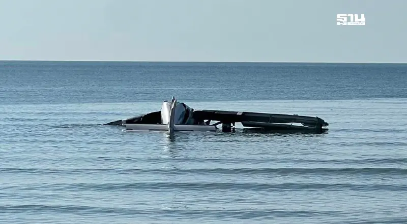 เครื่องบินตำรวจตก อำเภอหัวหิน ขณะทดสอบการบิน พบเสียชีวิต 6 นาย