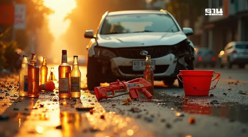 7 วันอันตรายสงกรานต์ 2568 อุบัติเหตุ บาดเจ็บ - เสียชีวิตรวม 171 ราย 7 วันอันตรายสงกรานต์ 2568 อุบัติเหตุ บาดเจ็บ - เสียชีวิตรวม 171 ราย