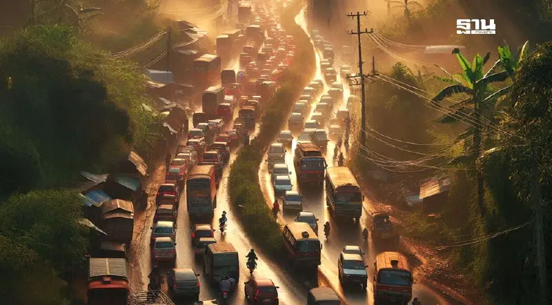 เช็กเส้นทางเลี่ยงรถติด วันหยุดยาว เทศกาลสงกรานต์ 2568