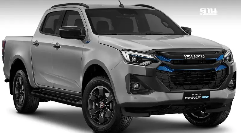 อีซูซุ เริ่มผลิตรถปิกอัพไฟฟ้า ISUZUD-MAX EV พวงมาลัยซ้ายส่งออกยุโรป