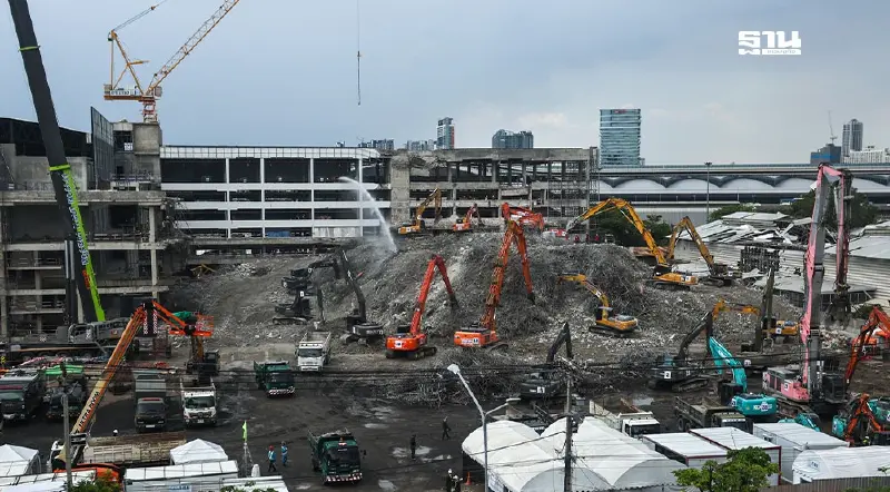 ครบ 1 เดือนเหตุแผ่นดินไหว ตึก สตง. ถล่ม ผู้เสียชีวิต 63 ราย