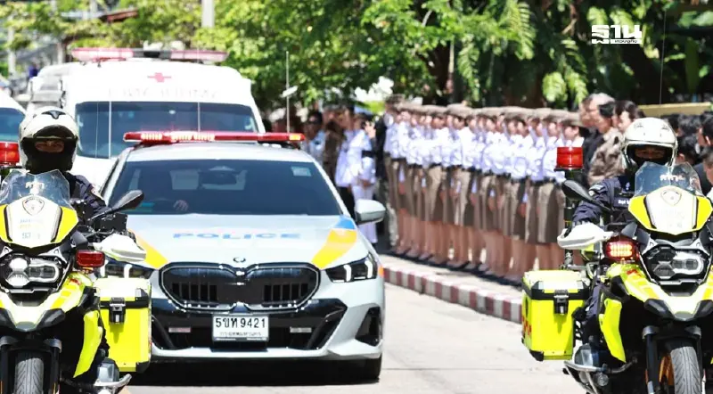 เคลื่อนร่าง 6 นายตำรวจเครื่องบินตก ประกอบพิธีวัดตรีทศเทพวรวิหาร