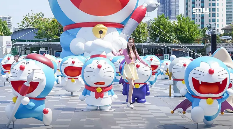 นิทรรศการโดราเอมอน 100% Doraemon in Town ไอคอนสยาม เริ่ม 1 พ.ค.68
