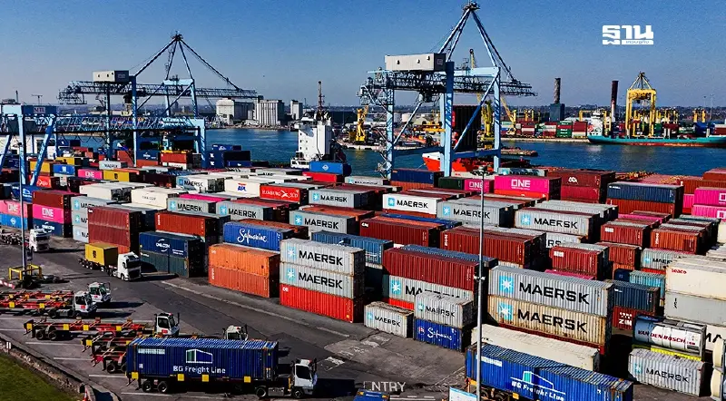 สงครามภาษีทรัมป์ป่วนโลกขนส่ง ตู้คอนเทนเนอร์ว่างล้นท่าเรือ