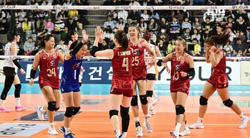 ไฮไลท์ย้อนหลัง-ผลวอลเลย์บอลหญิงไทย พบ เกาหลีใต้ Young ALL-STAR ไฮไลท์ย้อนหลัง-ผลวอลเลย์บอลหญิงไทย พบ เกาหลีใต้ Young ALL-STAR