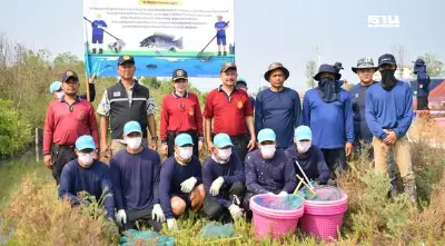 สมุทรสงครามบูรณาการมาตรการควบคุม“ปลาหมอคางดำ”อย่างยั่งยืน