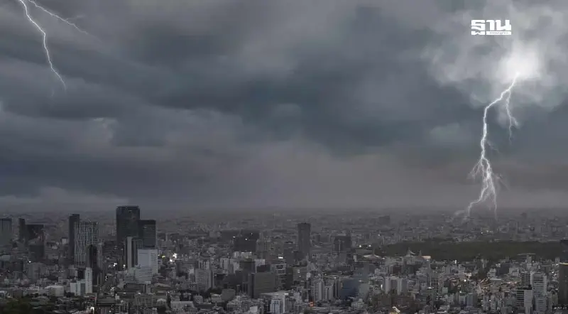 กรมอุตุฯเตือนฉบับ 5 พรุ่งนี้ 12 เม.ย. 36 จว.รับมือ"พายุฤดูร้อน"