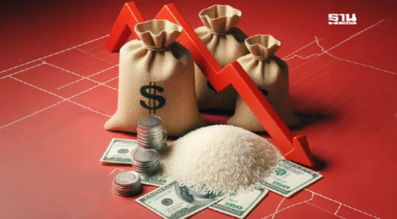 สศช.ผวาราคาข้าวโลกดิ่งหนักเกือบ 30% กระทบรายได้ชาวนาวูบ สศช.ผวาราคาข้าวโลกดิ่งหนักเกือบ 30% กระทบรายได้ชาวนาวูบ