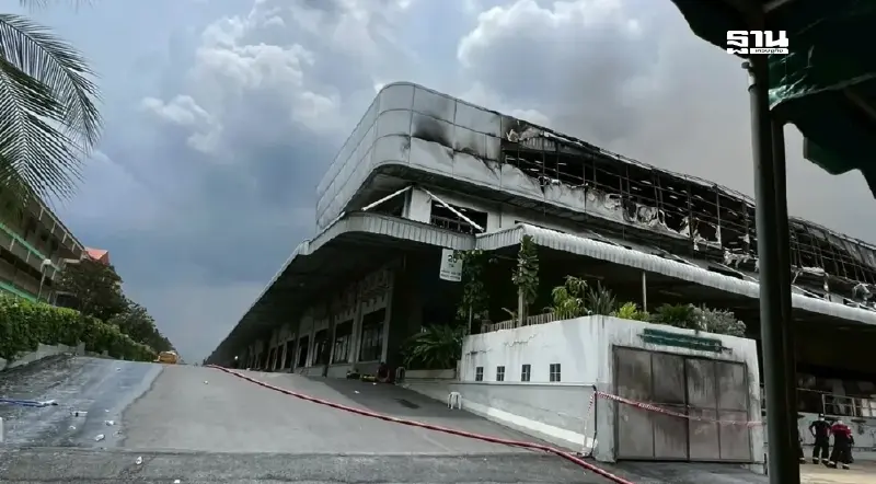 คพ. ติดตามผลกระทบสวล.สุขภาพประชาชน กรณีเพลิงไหม้โกดังเฟอร์นิเจอร์ ลาดกระบัง