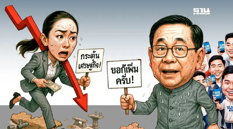 ฝันค้างแจกเงินหมื่นดิจิทัลวอลเล็ต นายกฯ สั่งถอย รื้องบกระตุ้นศก.