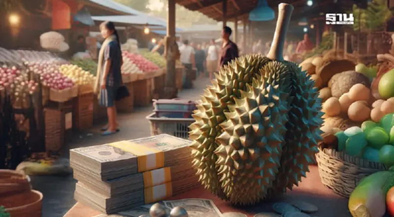 เช็กราคาทุเรียนวันนี้ ตลาดไท-สี่มุมเมือง ขยับลงเล็กน้อย เช็กราคาทุเรียนวันนี้ ตลาดไท-สี่มุมเมือง ขยับลงเล็กน้อย