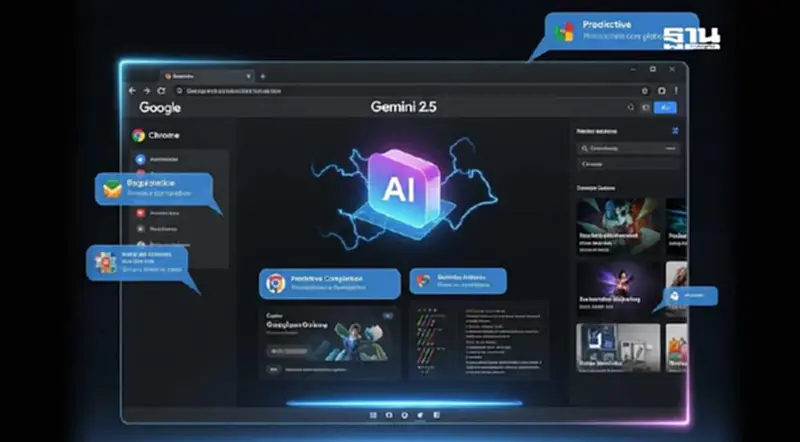 Google Gemini 2.5 ปลดล็อกพลัง AI ใน Chrome สู่บราวเซอร์คิดเองได้ Google Gemini 2.5 ปลดล็อกพลัง AI ใน Chrome สู่บราวเซอร์คิดเองได้