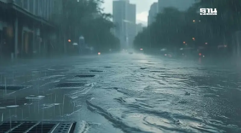 กรมอุตุฯเตือนฉบับ 2 เช็กพื้นที่ฝนตกหนักถึงหนักมาก 23-27 พ.ค.68