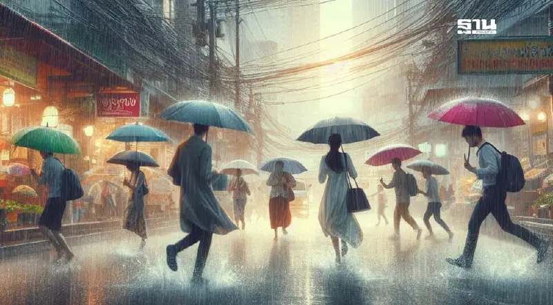 กรมอุตุฯเตือน 61 จว.รวมกทม.พรุ่งนี้ 23 พ.ค.ฝนตกหนักถึงหนักมาก