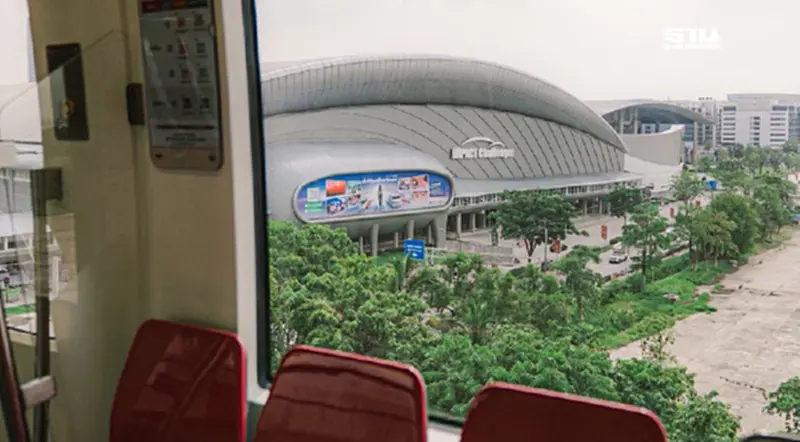 สถานีอิมแพ็ค เมืองทองธานี รถไฟฟ้าสายสีชมพู ขึ้นฟรีวันนี้ -16 มิ.ย.68 สถานีอิมแพ็ค เมืองทองธานี รถไฟฟ้าสายสีชมพู ขึ้นฟรีวันนี้ -16 มิ.ย.68
