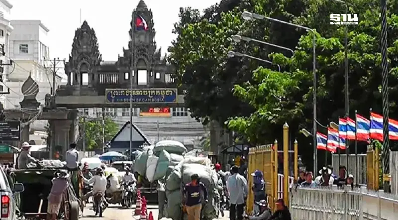 ค้าชายแดนไทย-กัมพูชา 4 เดือนแรกปี 68 โตพุ่ง 16.5% ไทยเกินดุล 8.93 หมื่นล้าน