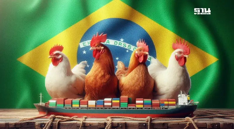 ปมไข้หวัดนกระบาดในฟาร์มเชิงพาณิชย์จีนระงับนำเข้าสัตว์ปีกจากบราซิลทั้งหมด