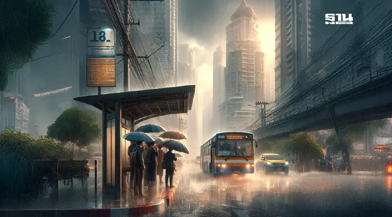 กทม.แจ้งเตือนพื้นที่ฝนตกหนัก-หนักมากวันที่ 11 -12 พ.ค.68