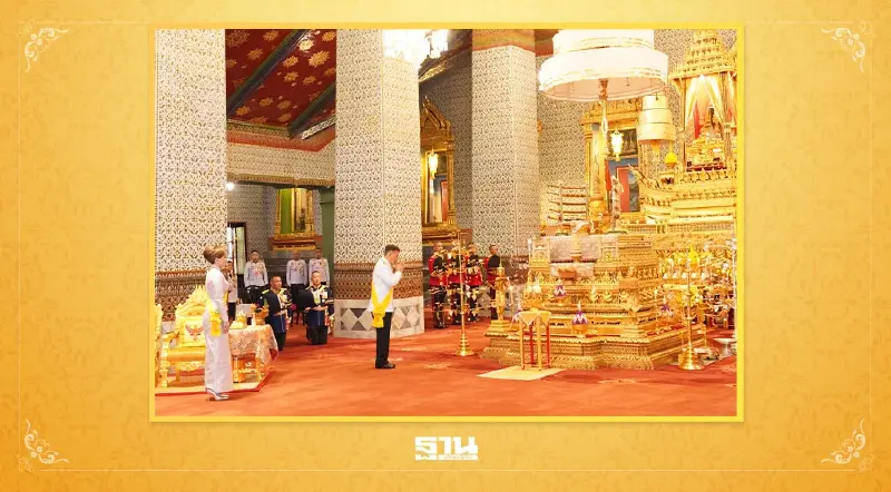 "ในหลวง - พระราชินี" เสด็จฯในการพระราชพิธีฉัตรมงคลปี 2568