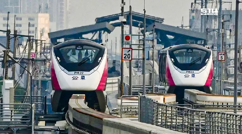 20 พ.ค.นี้ นั่งรถไฟฟ้าฟรี "ส่วนต่อขยายสายสีชมพู" เชื่อมเมืองทอง
