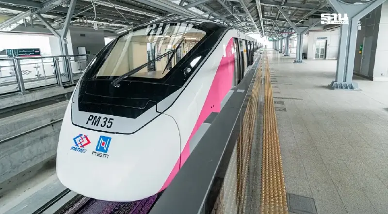 รถไฟฟ้าสายสีชมพูส่วนต่อขยาย จุดเปลี่ยนเมืองทองธานีและอสังหาฯโดยรอบ