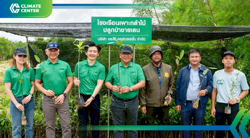 จระเข้ ลุยปลูกป่าชายเลนปี 2 มุ่งขึ้นทะเบียน T-VER สู่เป้าคาร์บอนเป็นกลาง