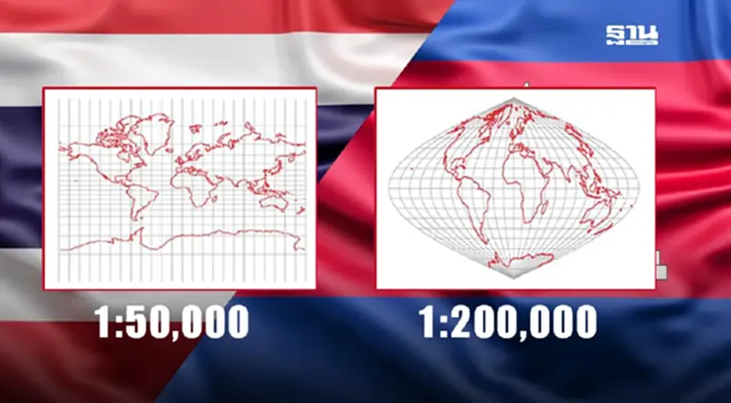 ปัญหาแผนที่ ที่สร้างความขัดแย้งเขตแดนไทย-กัมพูชา ปัญหาแผนที่ ที่สร้างความขัดแย้งเขตแดนไทย-กัมพูชา
