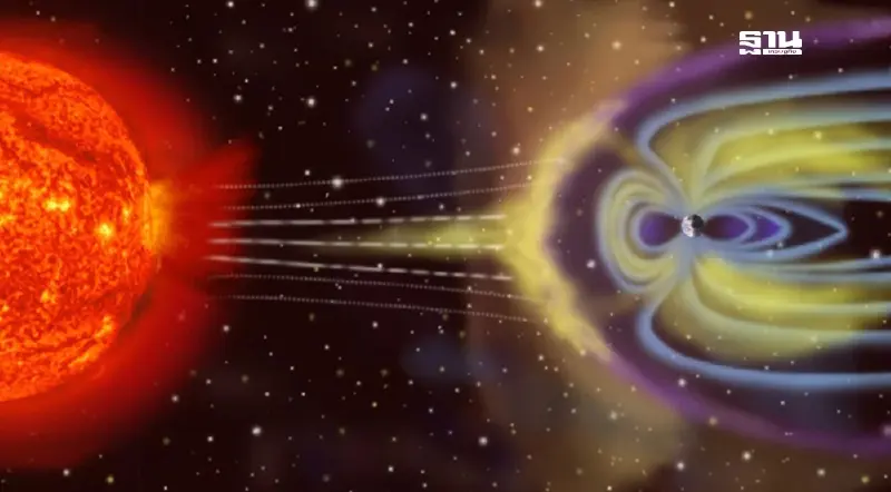เซ็นเซอร์ GISTDA พบ"พายุสนามแม่เหล็กโลก"ระดับปานกลางที่ไทย
