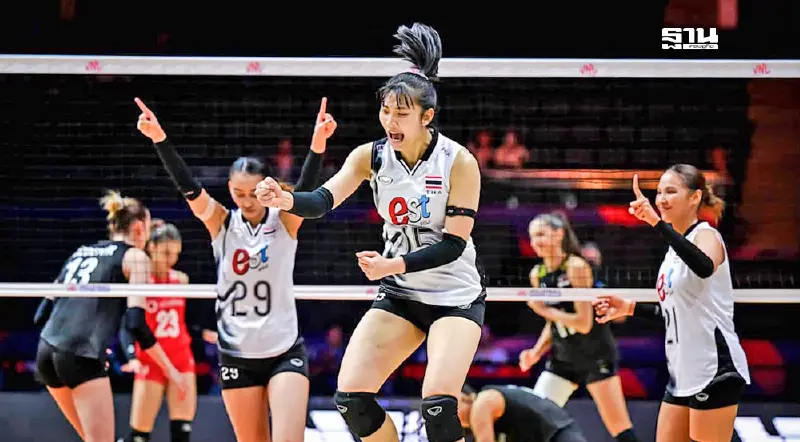 ถ่ายทอดสดวอลเลย์บอลวันนี้ ไทย vs ฝรั่งเศส VNL 2025 เวลา 14.00น.