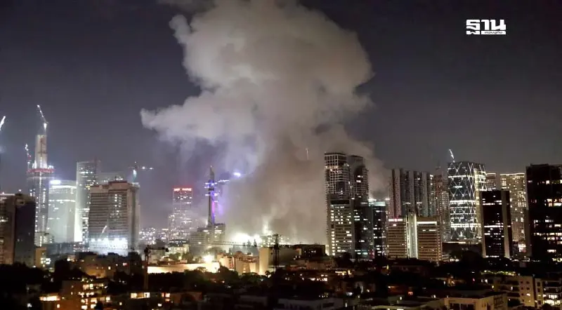 ‘อิหร่าน’ ยิงขีปนาวุธกว่าร้อยลูกถล่ม ‘อิสราเอล’ หลังถูกโจมตีโรงงานนิวเคลียร์