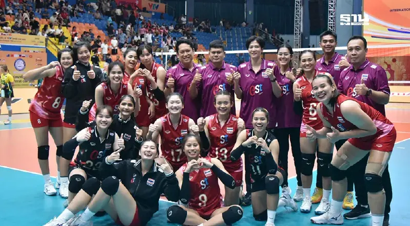 ถ่ายทอดสดวอลเลย์บอลหญิงไทย u21 พบ ไชนีสไทเป วันนี้ VTV Cup 2025