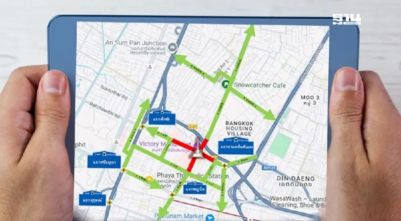 สตช. เปิดเส้นทางเลี่ยงรถติด ม็อบ 28 มิ.ย. ชุมนุมรอบอนุสาวรีย์ชัยฯ