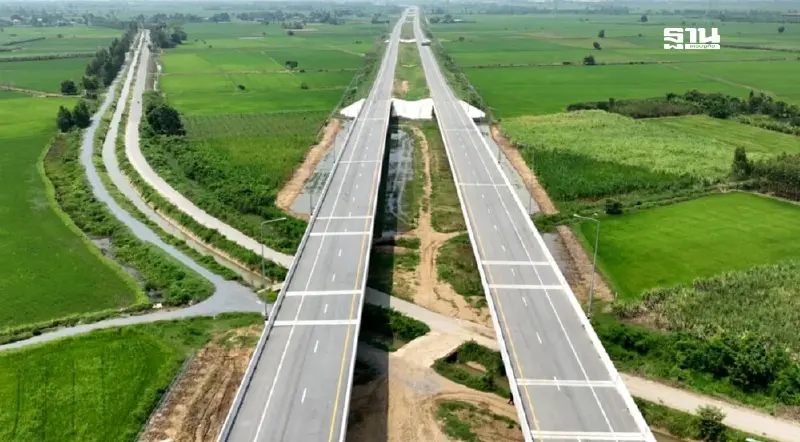 28 กรกฎาคม 2568 “ทางหลวง” เปิดวิ่ง “มอเตอร์เวย์บางใหญ่-กาญจนบุรี” ฟรี ตลอดสาย รับวันหยุดยาว