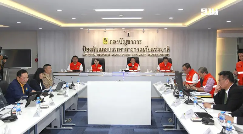ตั้งวอร์รูม กอปภ.กลาง ติดตามประเมินสถานการณ์อุทกภัยอิทธิพลพายุวิภา