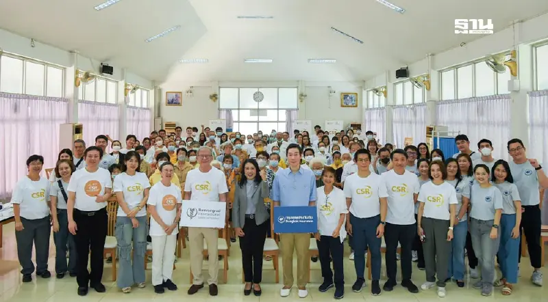 "บำรุงราษฎร์-กรุงเทพประกันภัย" สร้างพลังบวกให้สังคม นำแพทย์อาสาดูแลผู้สูงอายุบ้านบางแค
