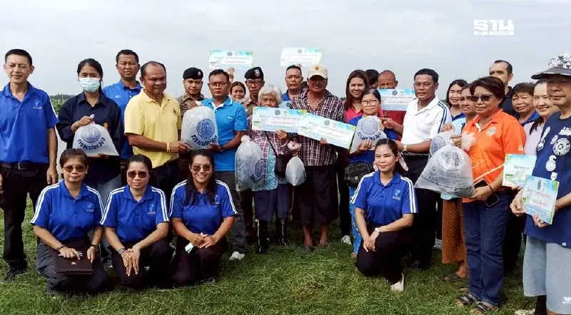 สมุทรสงครามปล่อยปลากะพงขาวกำจัด“ปลาหมอคางดำ”ในบ่อเลี้ยงหอย สมุทรสงครามปล่อยปลากะพงขาวกำจัด“ปลาหมอคางดำ”ในบ่อเลี้ยงหอย