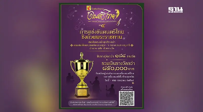 กลุ่มบีเจซี บิ๊กซี จัดแข่งขันดนตรีไทย ชิงถ้วยพระราชทานกรมสมเด็จพระเทพฯ