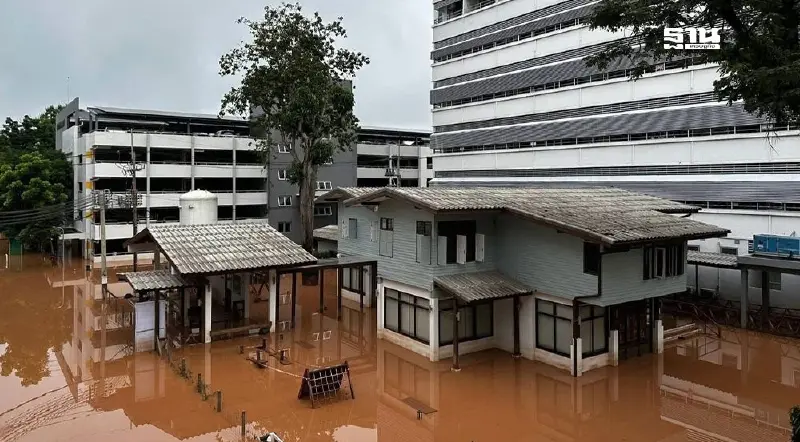 โรงพยาบาลน่านน้ำลดแล้ว 90 ซม. ยังไม่สามารถเปิดให้บริการได้