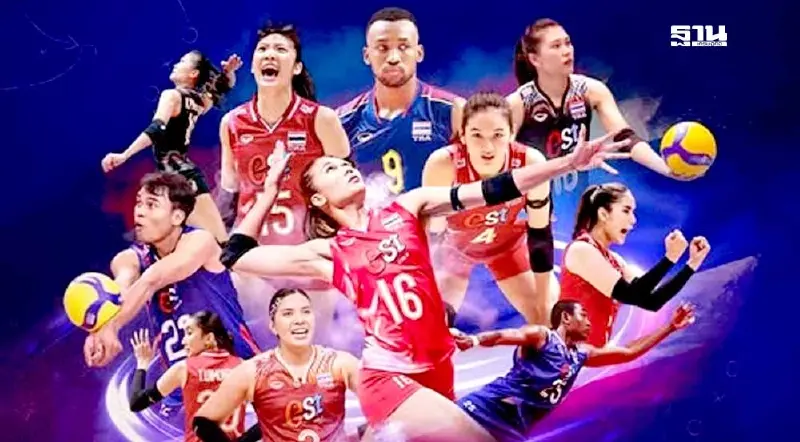 ตารางถ่ายทอดสดวอลเลย์บอลชาย SEA V.League 2025 ดูสดทางช่อง ONE31-GMM25