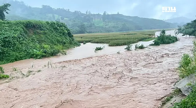 ปภ.แจ้งเตือนเชียงราย น่าน พะเยา เฝ้าระวังน้ำท่วมฉับพลัน น้ำป่าไหลหลาก