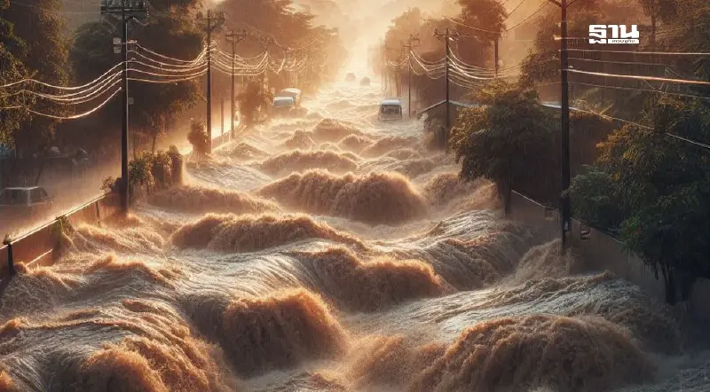 เตือน 33 จว.เฝ้าระวังน้ำท่วมฉับพลัน น้ำป่าไหลหลากวันนี้ -12 ก.ค.68